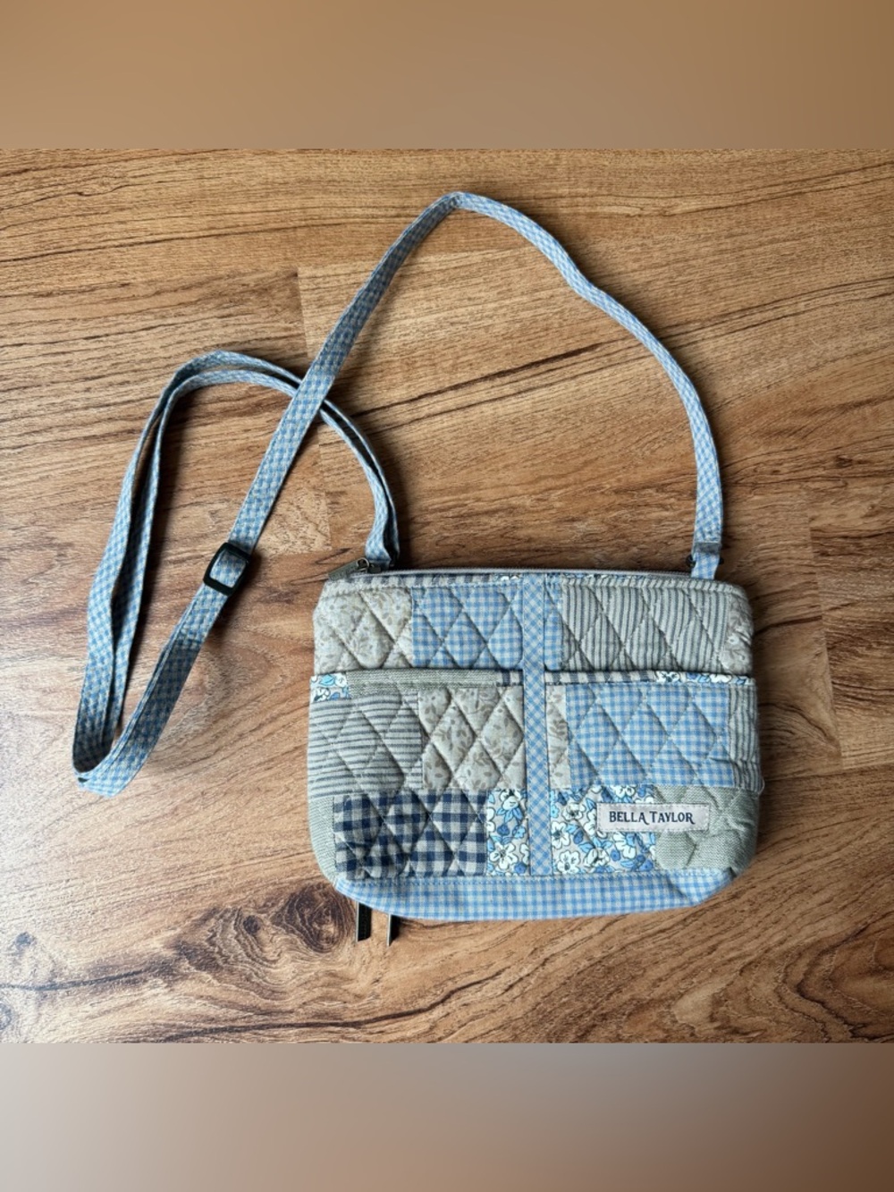 Bella Taylor Boho Cottagecore Floral Patchwork Quilted Crossbody Bag